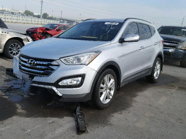 5XYZU3LA5EG173063 - 2014 HYUNDAI SANTA FE S SILVER photo 2