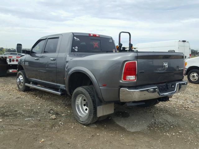 3C63RRML6DG610179 - 2013 RAM RAM TRUCK GRAY photo 3