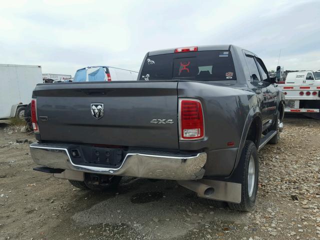 3C63RRML6DG610179 - 2013 RAM RAM TRUCK GRAY photo 4