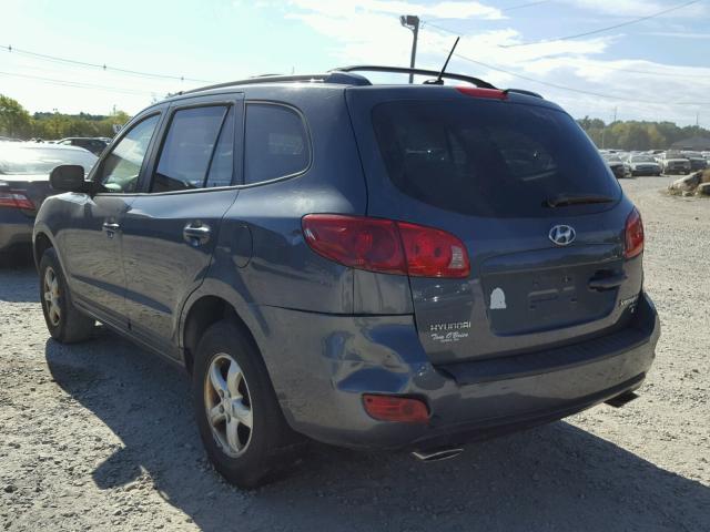 5NMSG73D67H107608 - 2007 HYUNDAI SANTA FE G GRAY photo 3