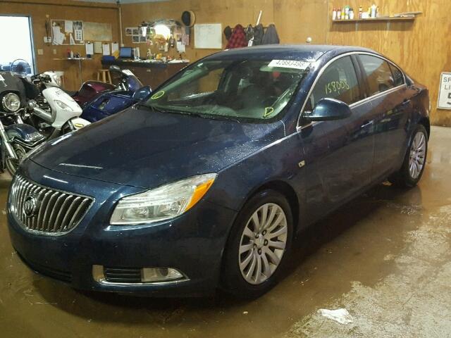 W04GN5EC6B1005596 - 2011 BUICK REGAL 蓝色 照片 2