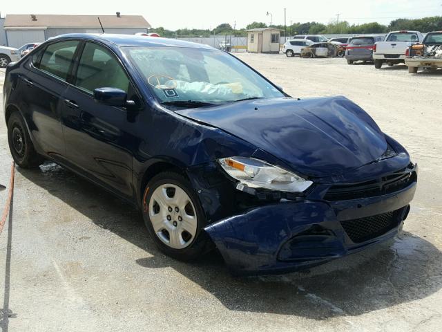 1C3CDFAA0DD343342 - 2013 DODGE DART SE BLUE photo 1