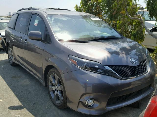 5TDXK3DC8FS659285 - 2015 TOYOTA SIENNA SPO GRAY photo 1