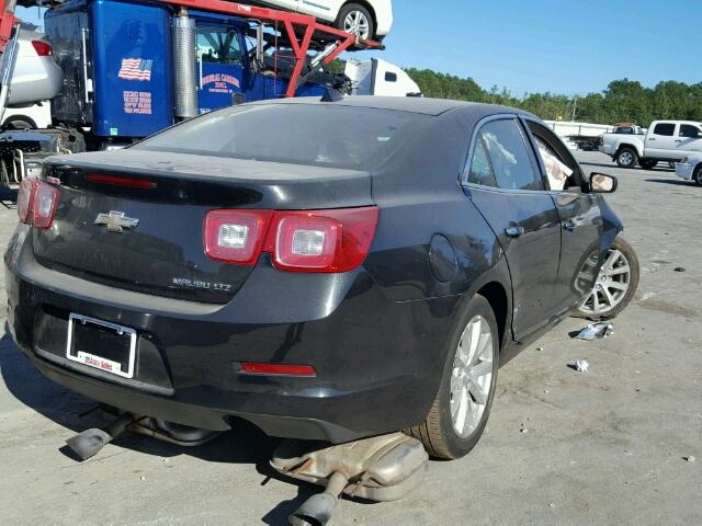 1G11H5SL6EF181393 - 2014 CHEVROLET MALIBU LTZ GRAY photo 4