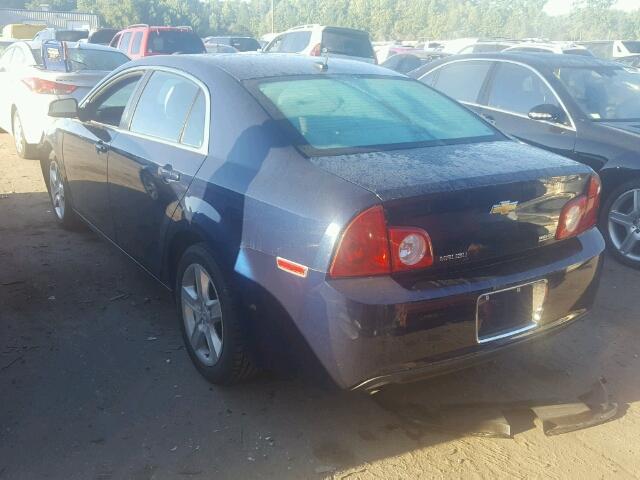 1G1ZA5E06AF278547 - 2010 CHEVROLET MALIBU LS BLUE photo 3