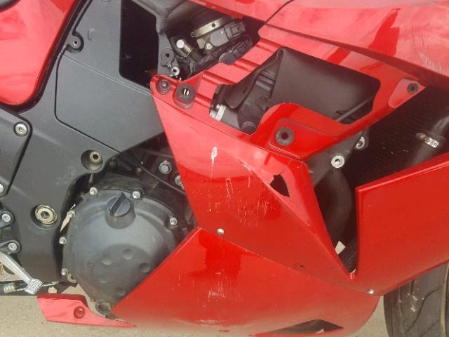 JKBZXNC17AA021305 - 2010 KAWASAKI ZX1400 C RED photo 7