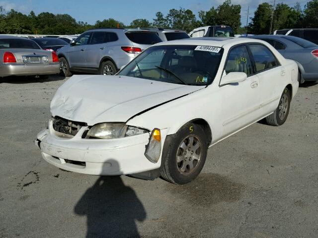 1YVGF22D3W5753438 - 1998 MAZDA 626 ES WHITE photo 2