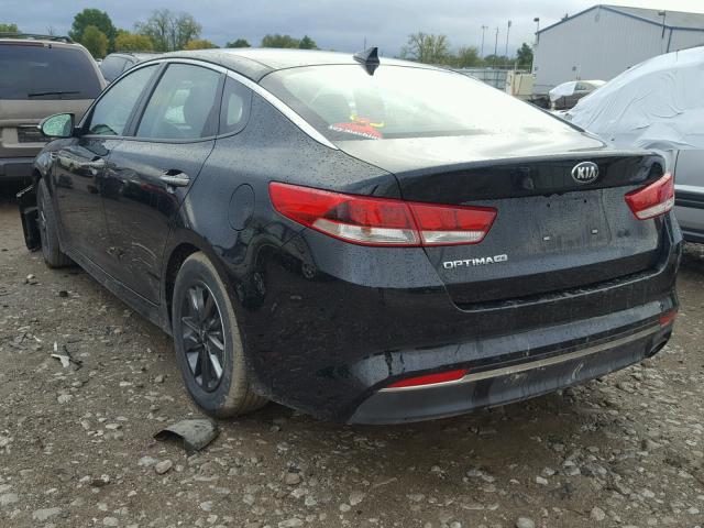 5XXGT4L38GG100908 - 2016 KIA OPTIMA LX BLACK photo 3