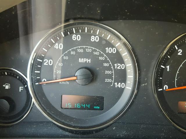 1J8HG48K56C129511 - 2006 JEEP COMMANDER GRAY photo 8