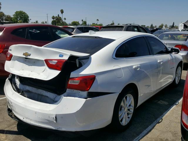 1G1ZJ5SU7GF327237 - 2016 CHEVROLET MALIBU HYB WHITE photo 4