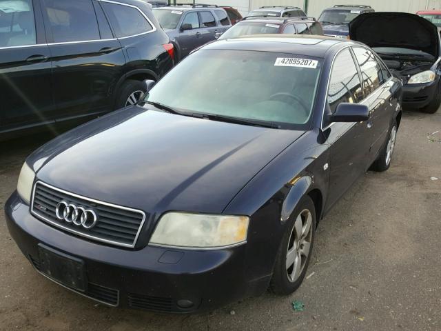 WAULD64B72N022046 - 2002 AUDI A6 2.7T QU BLUE photo 2