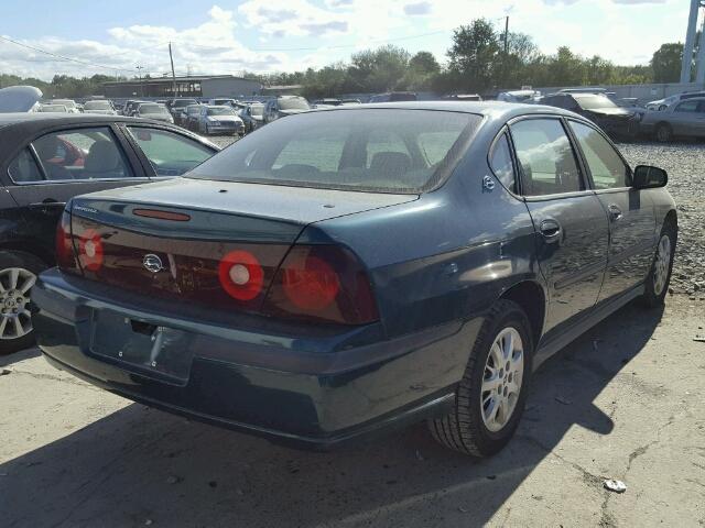 2G1WF55K2Y9348389 - 2000 CHEVROLET IMPALA GREEN photo 4