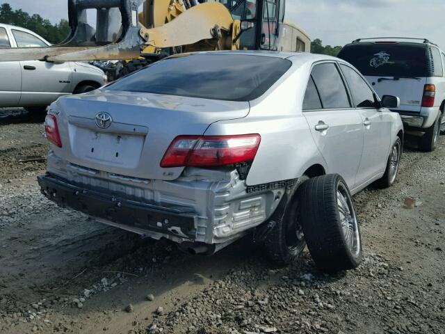 4T1BE46K97U177588 - 2007 TOYOTA CAMRY NEW SILVER photo 4
