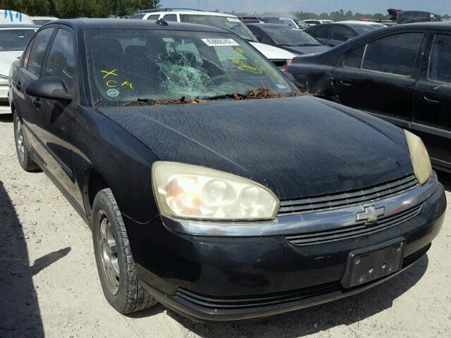 1G1ZS52F25F329487 - 2005 CHEVROLET MALIBU BLACK photo 1