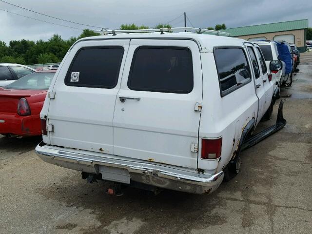 1GNER16KXHF117241 - 1987 CHEVROLET SUBURBAN R WHITE photo 4