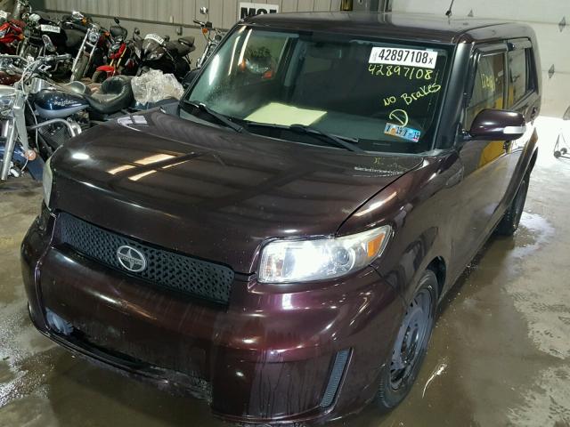 JTLKE50E691096618 - 2009 TOYOTA SCION XB Марун фото 2