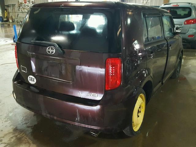 JTLKE50E691096618 - 2009 TOYOTA SCION XB Марун фото 4
