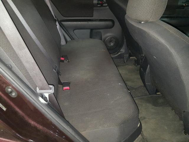 JTLKE50E691096618 - 2009 TOYOTA SCION XB Марун фото 6