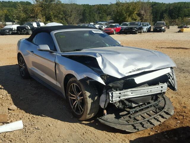 1FATP8UH1G5216465 - 2016 FORD MUSTANG SILVER photo 1