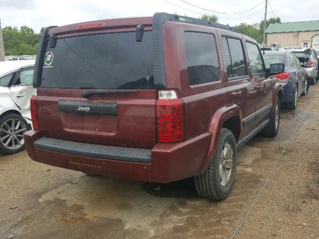 1J8HH48K87C511997 - 2007 JEEP COMMANDER 栗色 照片 4