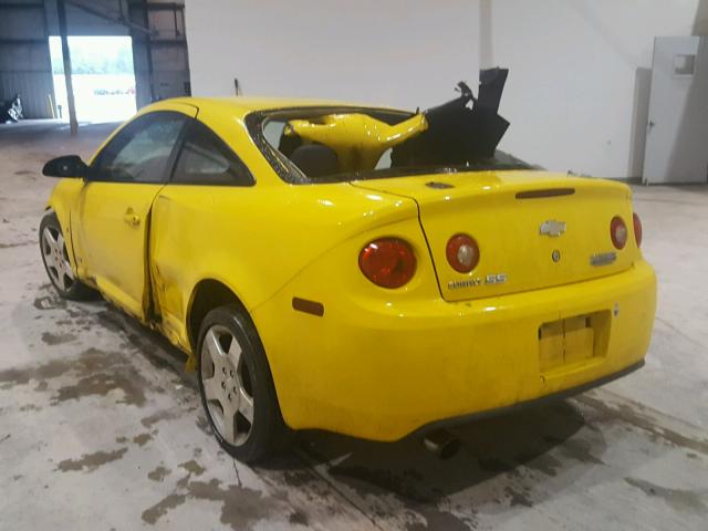 1G1AM15B867716744 - 2006 CHEVROLET COBALT SS YELLOW photo 3