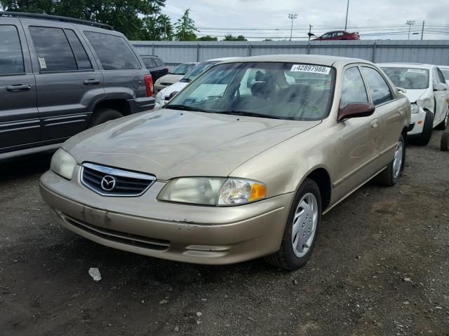 1YVGF22CXY5111132 - 2000 MAZDA 626 ES BEIGE photo 2