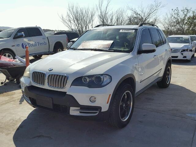 5UXFE83588LZ47071 - 2008 BMW X5 4.8I WHITE photo 2