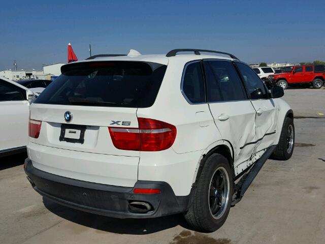 5UXFE83588LZ47071 - 2008 BMW X5 4.8I WHITE photo 4