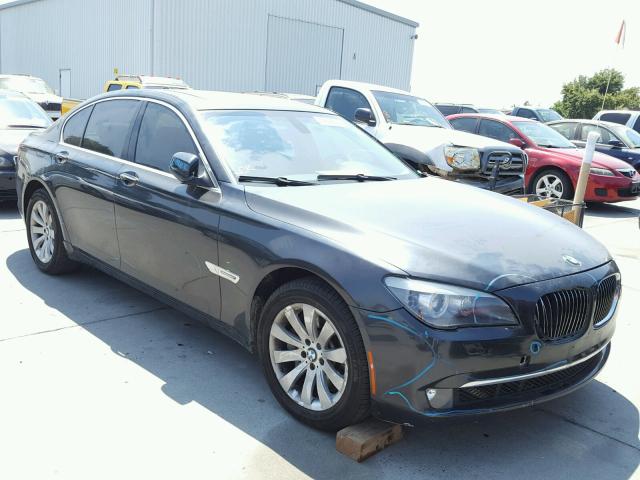 WBAKA8C53BCY36931 - 2011 BMW 750I GRAY photo 1