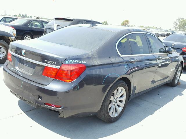 WBAKA8C53BCY36931 - 2011 BMW 750I GRAY photo 4