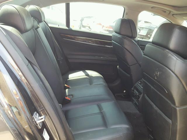 WBAKA8C53BCY36931 - 2011 BMW 750I GRAY photo 6