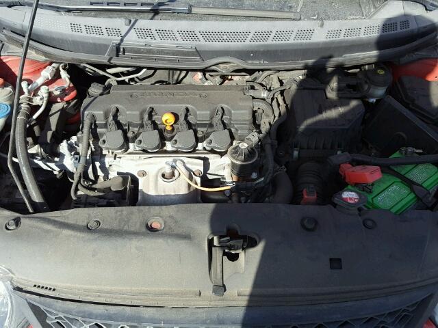 2HGFG12869H532880 - 2009 HONDA CIVIC EX RED photo 7