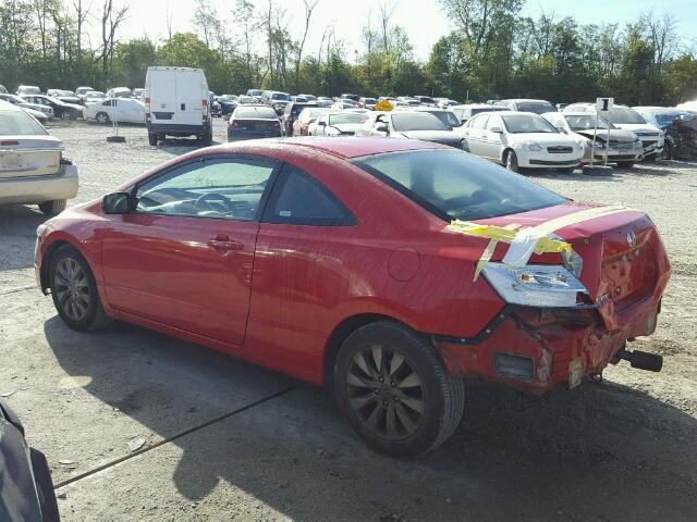 2HGFG12869H532880 - 2009 HONDA CIVIC EX RED photo 9