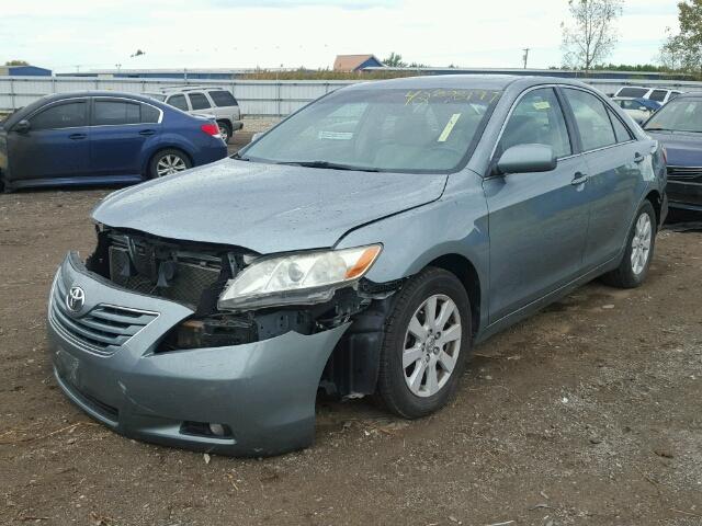 4T1BK46K57U554698 - 2007 TOYOTA CAMRY NEW TEAL photo 2