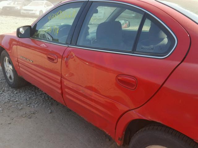 1G2NF52T8YC538825 - 2000 PONTIAC GRAND AM S Qırmızı foto 9