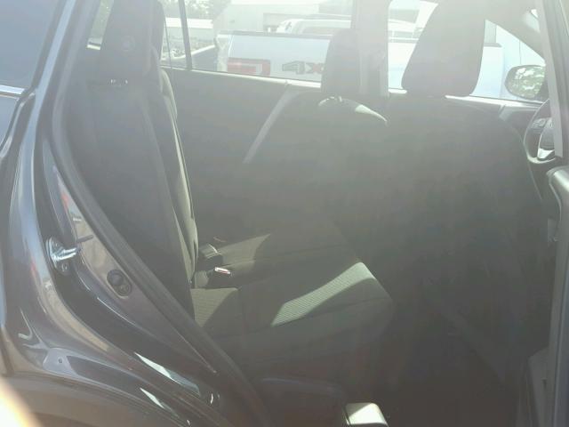 2T3ZFREV7HW342048 - 2017 TOYOTA RAV4 LE Սև լուսանկար 6