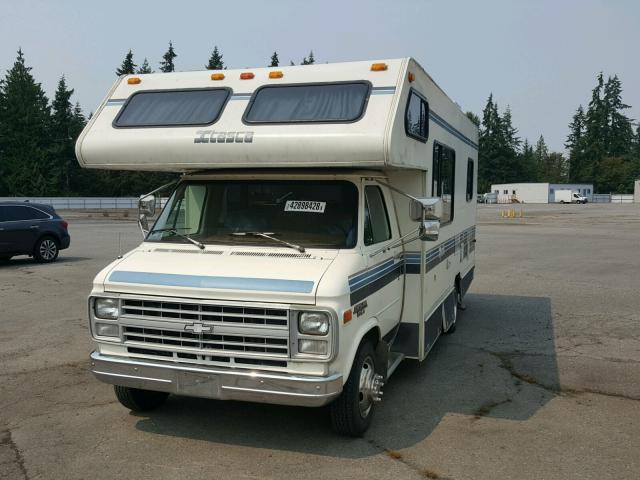 2GBJG31K5K4161097 - 1989 CHEVROLET G30 BEIGE photo 2