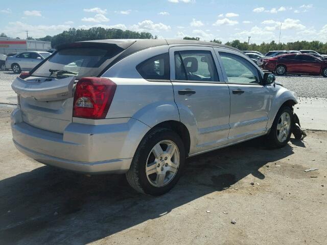 1B3HB48B87D172422 - 2007 DODGE CALIBER SX SILVER photo 4