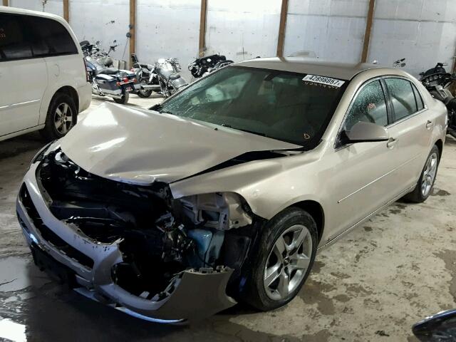 1G1ZH57B89F100841 - 2009 CHEVROLET MALIBU 1LT 棕色 照片 2