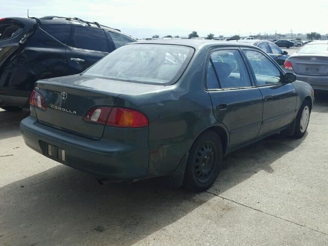 1NXBR12E9YZ382400 - 2000 TOYOTA COROLLA VE GREEN photo 4