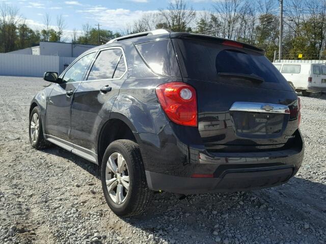 2GNALDEK3D6419753 - 2013 CHEVROLET EQUINOX LT BLACK photo 3