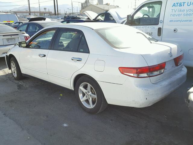 1HGCM55193A023177 - 2003 HONDA ACCORD DX WHITE photo 3