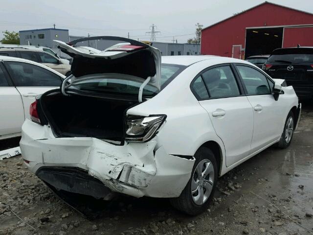 2HGFB2F42FH047529 - 2015 HONDA CIVIC LX Blanco foto 4
