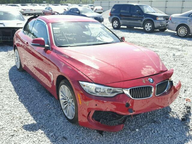 WBA3V5C50EJ969296 - 2014 BMW 428 I RED photo 1