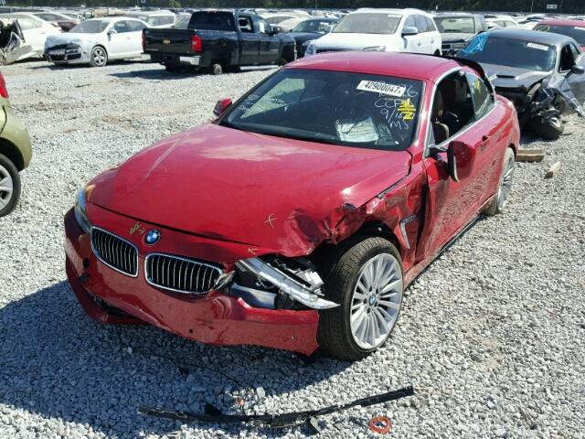 WBA3V5C50EJ969296 - 2014 BMW 428 I RED photo 9