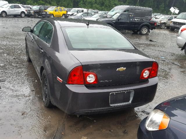 1G1ZC5EB2AF207258 - 2010 CHEVROLET MALIBU 1LT CHARCOAL photo 3