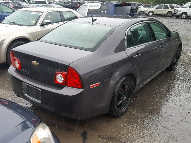 1G1ZC5EB2AF207258 - 2010 CHEVROLET MALIBU 1LT CHARCOAL photo 4