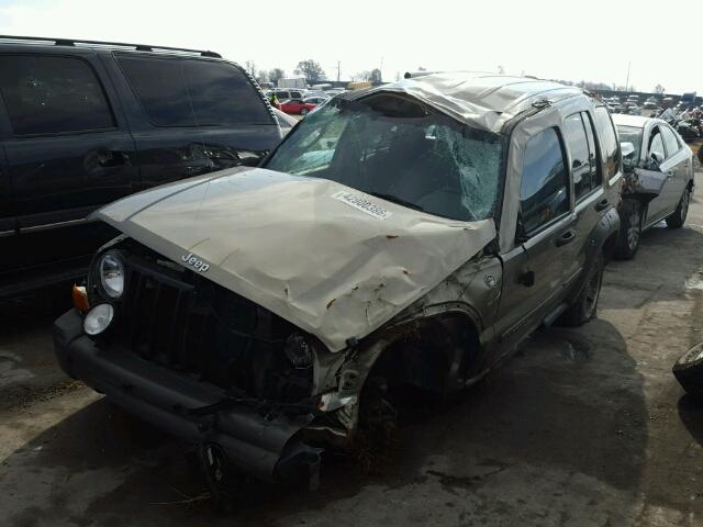 1J4GL38K25W726504 - 2005 JEEP LIBERTY RE GOLD photo 2