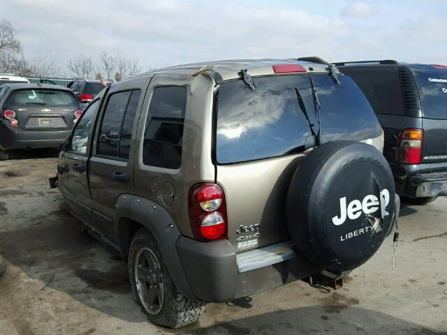 1J4GL38K25W726504 - 2005 JEEP LIBERTY RE GOLD photo 3