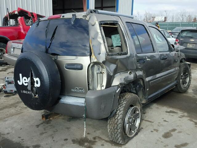 1J4GL38K25W726504 - 2005 JEEP LIBERTY RE GOLD photo 4
